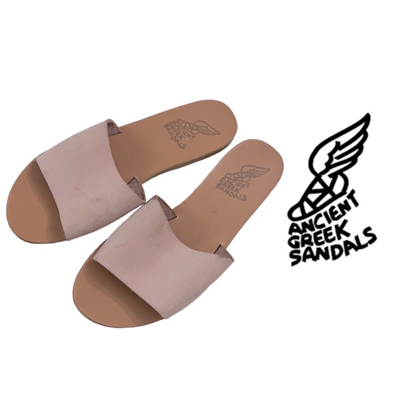 Ancient Greek Sandals Light Pink Slip-on Sandals - Picture 1 of 8